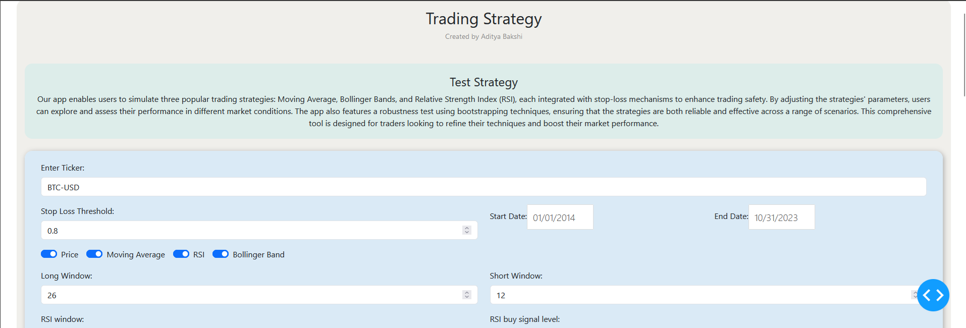 Technical strategy analyzer